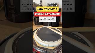 How to play a DOUBLE RATAMACUE drummer [upl. by Cressi]