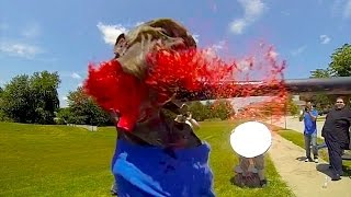 WWE Sledge Hammer Zombie Face EXPLOSION  ZOMBIE GO BOOM [upl. by Dusty]