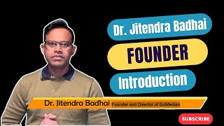 SciMedian Founder introduction  Dr Jitendra Badhai healthdatascience healthdatascience [upl. by Sianna152]