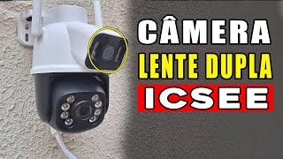 COMO INSTALAR CÂMERA IP ICSEE COIBEU LENTE DUPLA Smart Câmera Câmera boa e barata [upl. by Panthia401]