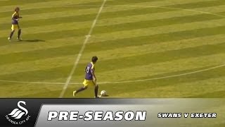 Swansea City Video Exeter City v Swansea City  Highlights [upl. by Iblok882]