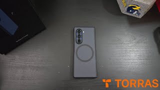 Samsung Galaxy Z Fold 6  Torras Shockproof MagSafe Case Review [upl. by Yoc801]