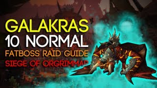 Galakras 10 Man Normal Siege of Orgrimmar Guide  FATBOSS [upl. by Beitch726]