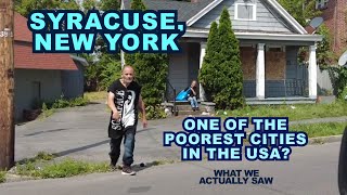 SYRACUSE New York One Of The POOREST Cities In The USA What We Actually Saw [upl. by Waverley]