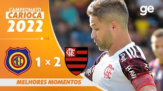 MADUREIRA 1 X 2 FLAMENGO  MELHORES MOMENTOS  7ª RODADA DO CAMPEONATO CARIOCA 2022  geglobo [upl. by Attenwad]