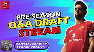 LIVE RATING YOUR FPL DRAFTS  Fantasy Premier League Tips 202425 [upl. by Ehudd461]