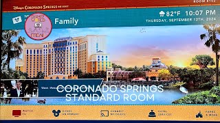 Coronado Springs Resort Standard Room  Disney World [upl. by Carothers542]