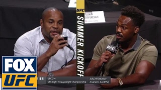 UFC Summer Kickoff Jones vs Cormier 2 announcement for UFC 214  Uncensored  UFC ON FOX [upl. by Dickinson699]