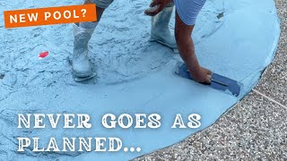 Step by Step Pool Replastering  from demolition to a new pool [upl. by Vergne]