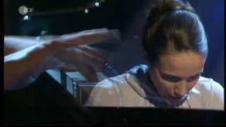 Helene GRIMAUD plays JSBach Piano Concerto No11st mov [upl. by Iharas]