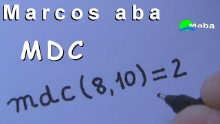 MDC  Máximo divisor Comum  Fatoração  Primos [upl. by Lyrac851]