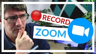 How to Record a meeting in Zoom Video and Audio [upl. by Kieryt]