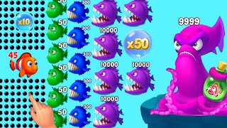 Fishdom Ads Mini Games Hungry Fish  New update 194 level Trailer video [upl. by Giuseppe46]