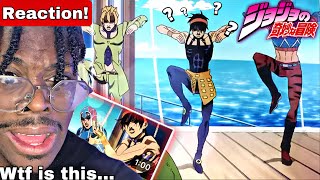 excuse me… “Gang Torture Dance” Reaction  Jojo’s Bizarre Adventure [upl. by Yllib]