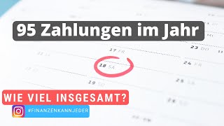 Wie viele Zahltage hat mein Dividendenkalender  Dividendenstrategie  Geld sparen amp investieren [upl. by Aramac]