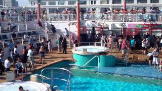 Sailaway Party On Norwegian Dawn Part 1 [upl. by Nanice]