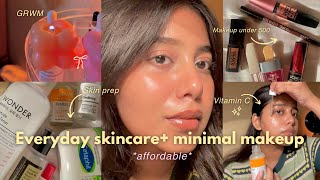 My everyday makeup routines for dewy look 🎀✨ affordable amp minimal💌 youtube makeup [upl. by Lonny]