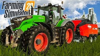 FARMING SIMULATOR 20  Heu machen und BALLEN pressen  LandwirtschaftsSimulator 20 Gameplay [upl. by Refinnaj]