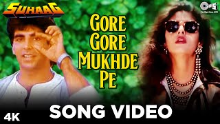 Gore Gore Mukhde Pe Kala Kala Chasma Song  Akshay Kumar  Suhaag  90s Songs  Udit Narayan Alka [upl. by Ailemaj]