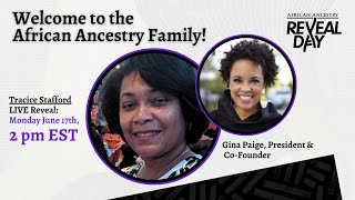 2 PM est Discovering Tracice StaffordWares Maternal Ancestry on Reveal Day [upl. by Marih901]