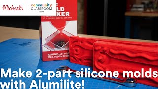 Online Class Make 2part silicone molds with Alumilite  Michaels [upl. by Sakmar908]