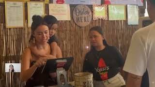 YASSI PRESSMAN NAGTINDA SA KANYANG YASSIS BAR AND GRILL RESTO IN SIARGAO ANG GANDA NG TINDERA [upl. by Bronson]