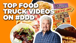 Top DDD Food Truck Videos with Guy Fieri  Diners DriveIns and Dives  Food Network [upl. by Edwards942]