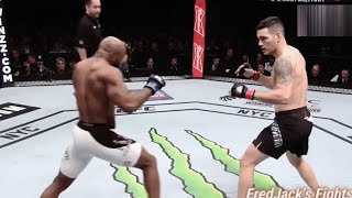 Yoel Romero vs Chris Weidman Highlights Brutal KNOCKOUT ufc mma yoelromero chrisweidman punch [upl. by Virgy988]