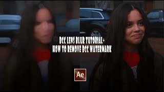 bcc lens blur tutorial  how to remove bcc watermark  after effects [upl. by Effie]