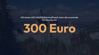 Balkonkraftwerk Förderung in Bayern im Jahr 2023  Alle Förderungen im Überblick [upl. by Heiner]