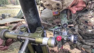 Livefire Mortar Range M252A1 81mm Mortar System [upl. by Eckblad733]