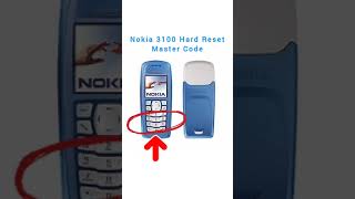 Nokia 3100 Hard Reset Master Code [upl. by Ahsilad]