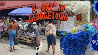 A Day in Georgetown Guyana Vlog Stabroek Market America Store Muneshwars [upl. by Aihsetal]