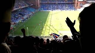 Sampdoria  Cagliari 41 lurlo della Sud 29042018 [upl. by Erica]