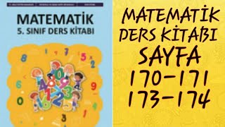 5SINIF MATEMATİK MEB YAYINLARI SAYFA 170171173174  MATEMATİK DERS KİTABI  MATEMATİK KİTABI [upl. by Anilesor124]