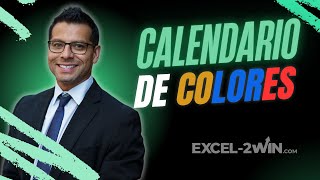 Cómo Hacer un Calendario que Cambia de Color en Excel [upl. by Peedsaj]