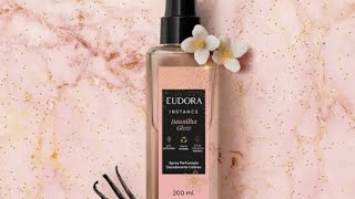 Resenha Spray perfumado Baunilha Glow  Eudora [upl. by Nsaj]