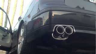 Saab 93 20T 2003Magnaflow 14816 custom exhaust sound [upl. by Minabe]