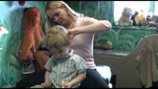 chiropractic adjustment for colic on infant using kst koren specific technique [upl. by Seth456]