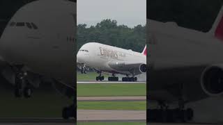 Emirates A380 🇦🇪 Landing at IAD Washington Dulles via DXB Dubai  A388 [upl. by Lehpar]