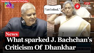 Parliament Session Jaya Bachchans Outburst on Rajya Sabha Chairman Jagdeep Dhankhar [upl. by Holihs]