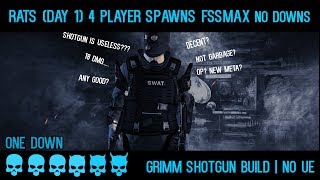 Payday 2 Grimm OD Build and Gameplay Rats Day 1 FSSMAX 4 Player Spawns No Downs [upl. by Serolod659]