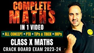 Complete Maths in 1 Video Class 10th  Complete NCERT Maths All Concept for Board Exam by Ushank Sir [upl. by Seagraves]