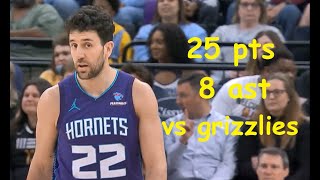 Vasilije Micic 25 Pts 8 Ast Charlotte Hornets vs Memphis Grizzlies HIGHLIGHTS [upl. by Fox821]