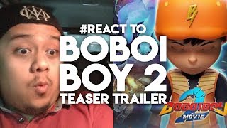 React to BOBOIBOY MOVIE 2 Teaser Trailer [upl. by Aimil575]