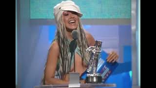 Christina Aguilera gives Eminem an award while they were in a feud August 2002 christinaaguilera [upl. by Huxley874]