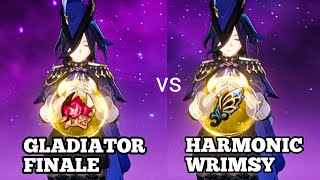 CLORINDE GLADIATOR VS HARMONIC WRIMSY GENSHIN IMPACT [upl. by Aerda]