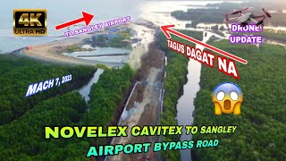 SANGLEY AIRPORT BYPASS ROAD NOVELEX TO CAVITEX CAVITE CITY LATEST DRONE UPDATES MACH 7 2023 [upl. by Siderf]