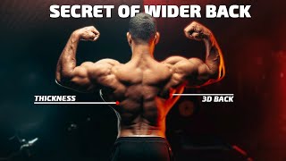 Best Exercises for Wider Back  No one will tell you with rahulfitnessifbb [upl. by Einnad]