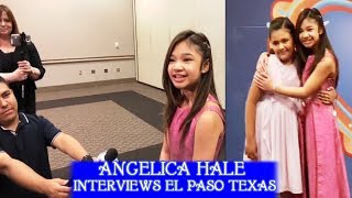 Angelica Hale in El Paso Texas  Interviews amp Picture Taking with Fans [upl. by Selrac471]